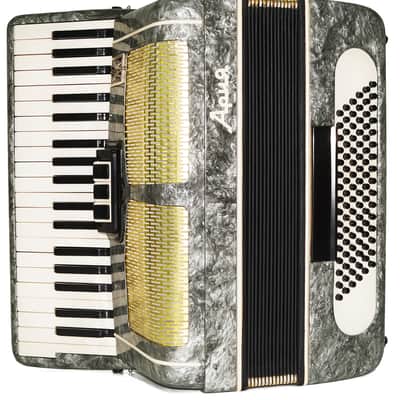 Russian Piano Accordion Ariya 96 Bass Buttons Original Keyboard Accordian New Straps 2174, Wonderful sound! image 6