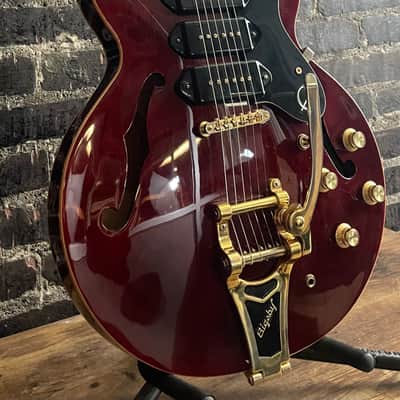 2011 Epiphone Riviera Custom P93 - Wine Red (USED) image 5