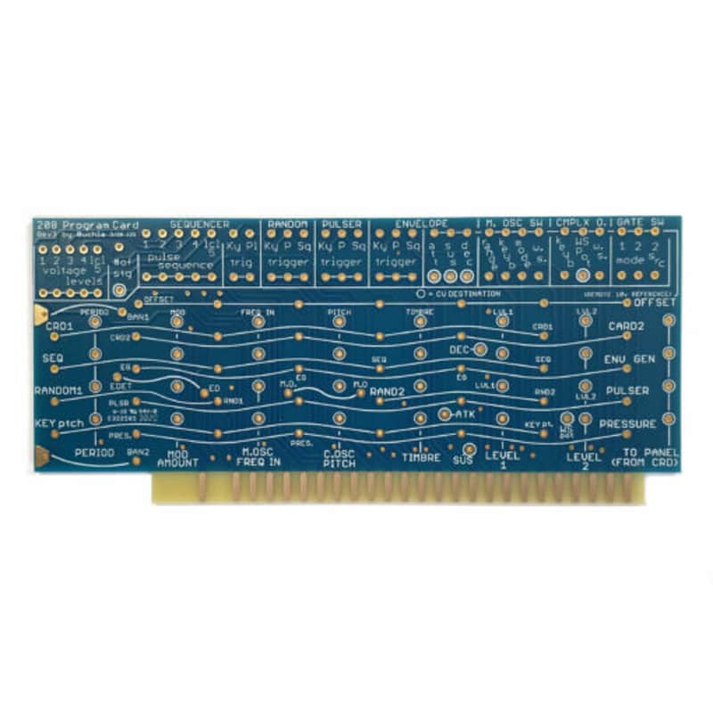 Buchla New Retro Program Card image 1