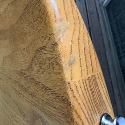 1982 Peavey T-15 - Natural, Ash Body, Nitrocellulose, Original Case, USA made, Short-Scale image 11
