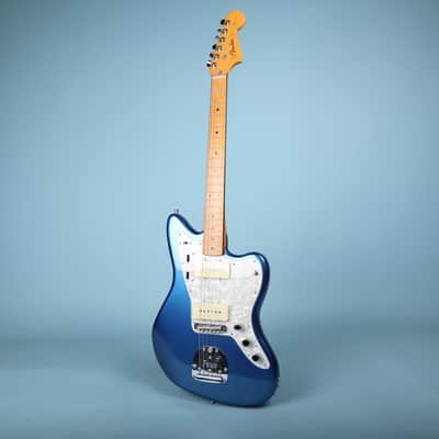 2023 Fender American Ultra Jazzmaster Cobra Blue w/ Maple Fretboard image 2