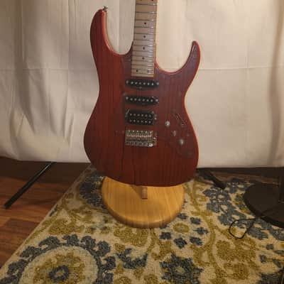 Greco  HSS Stratocater With Added Blend Knob 90s Or 2000s Cherry Red Ash image 2