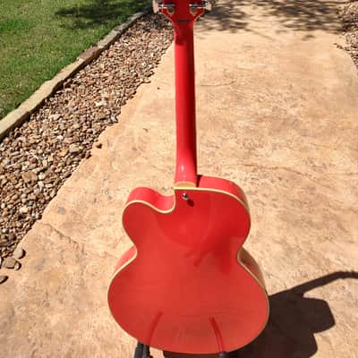 D'Angelico Premier EXL-1 Hollow Body Archtop Fiesta Red image 2