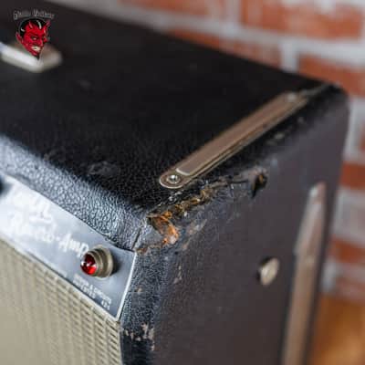 Fender Twin Reverb 2-Channel 85-Watt 2x12" Guitar Combo 1967 Black Panel image 15