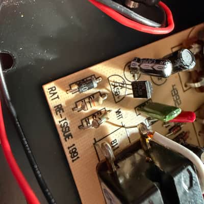 ProCo Vintage Rat Big Box Reissue with Battery Door and LM308 Chip 1991-2003 - Black image 8