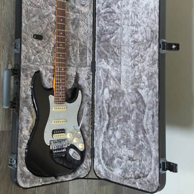 Fender American Ultra Luxe Stratocaster Floyd Rose HSS - Mystic Black image 3