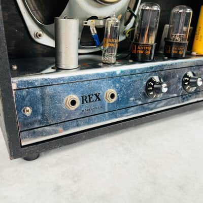 Rex Valco Model 6143 1x8" Combo Amplifier 1965 - Black image 8