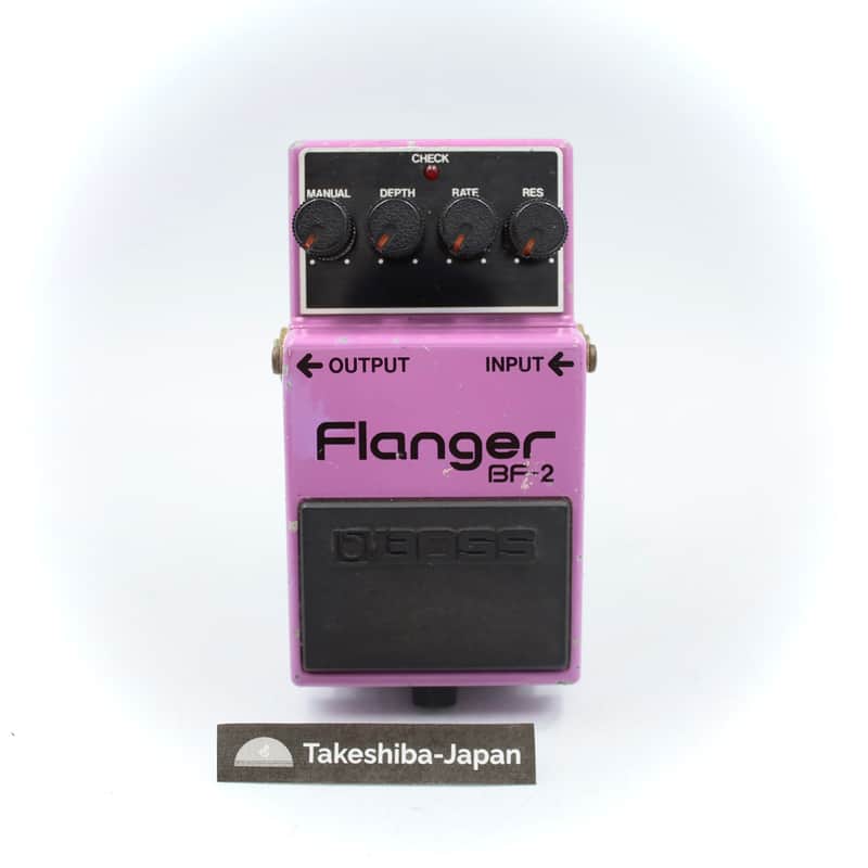 Boss BF-2 Flanger 1985 Made In Japan Green Label ACA Vintage Guitar Effect Pedal 567600 image 1