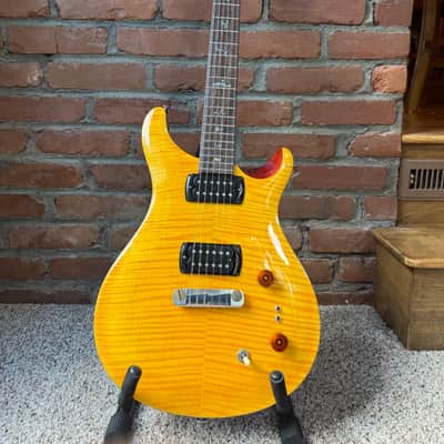 2020 PRS SE Paul's Guitar - Amber with Upgraded Kluson Locking Tuners image 1