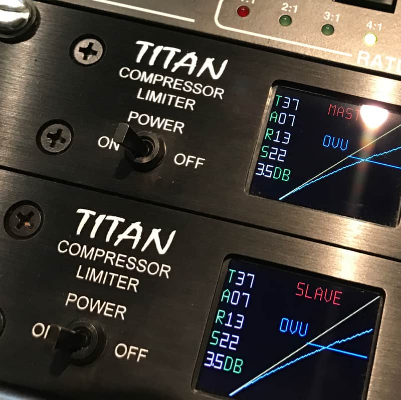Dave Hill Designs Titan Compressor Limiter Stereo Pair image 2