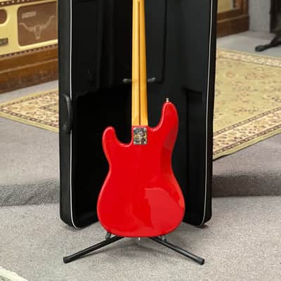 1995 Fender P-Bass - Black Label - MIM - Red image 7