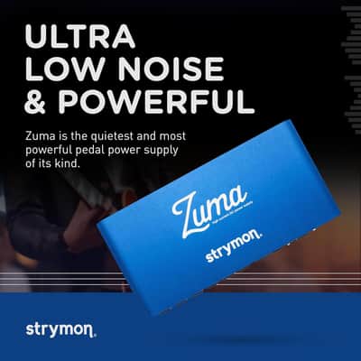 Strymon ZUMA + Free Noise Shirt 9-Output High Current DC Power Supply - Blue image 6