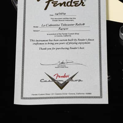 Fender Custom Shop La Cabronita Telecaster Relic Black [R47420] (07/31) image 2