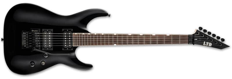 LTD MH-200 Black Electric Guitar image 1
