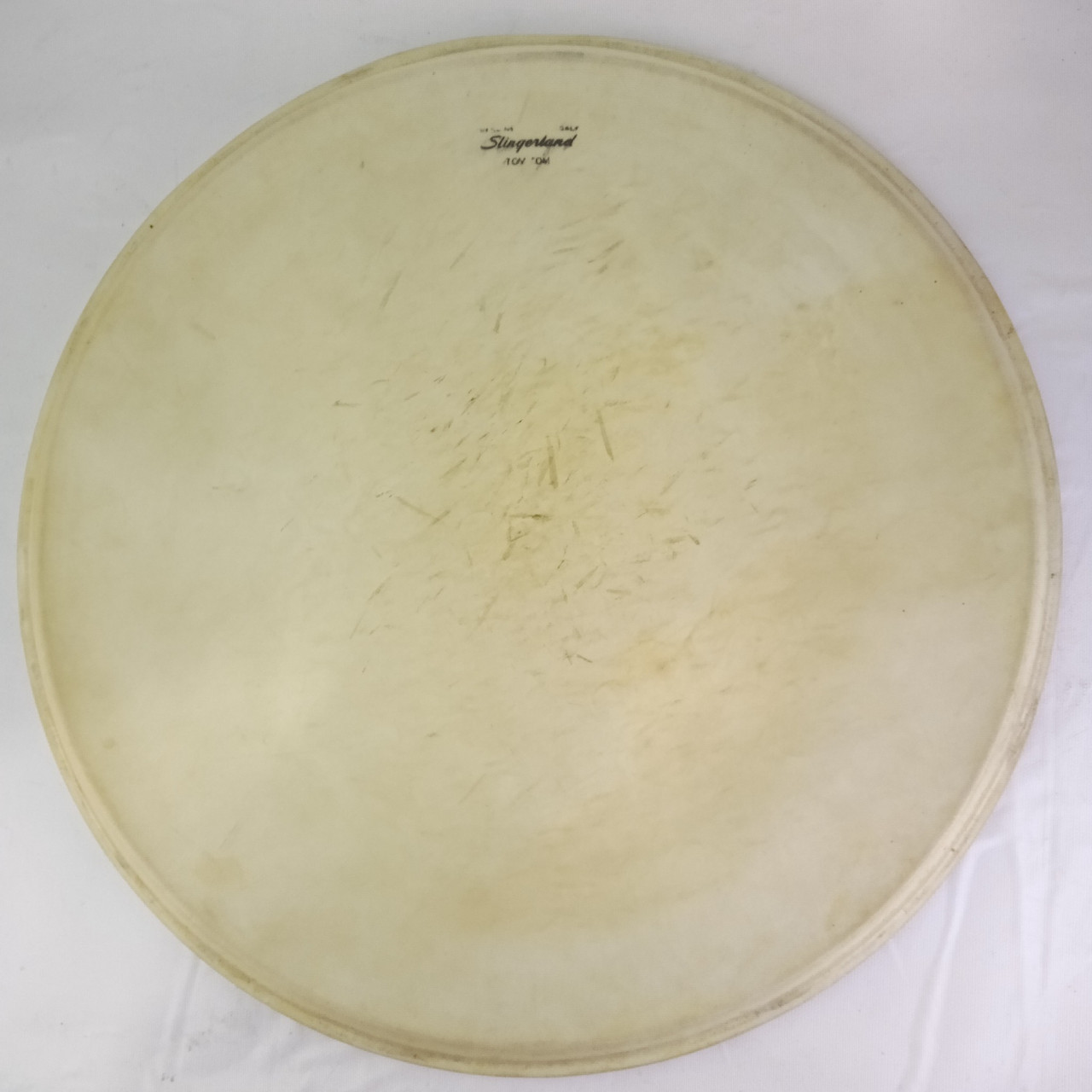 Slingerland 16"Calf Skin Floor Tom Drum Head Resonant Vintage 50s Radio King USA — main photograph