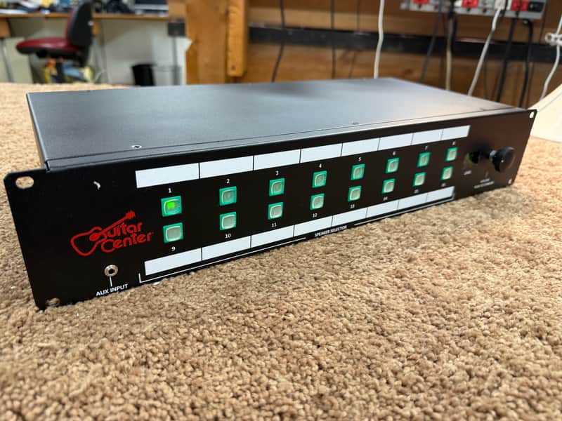 2JW Design Active Monitor Switcher Box 19"  16 Channel image 1