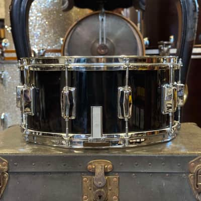 VINTAGE 1984 Pearl 6.5x14 MX Series Maple Snare Drum in Black image 3