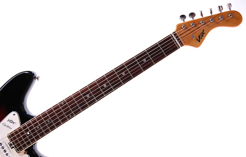 Vintage 1966 Vox Spitfire Sunburst Electric Guitar with Spring