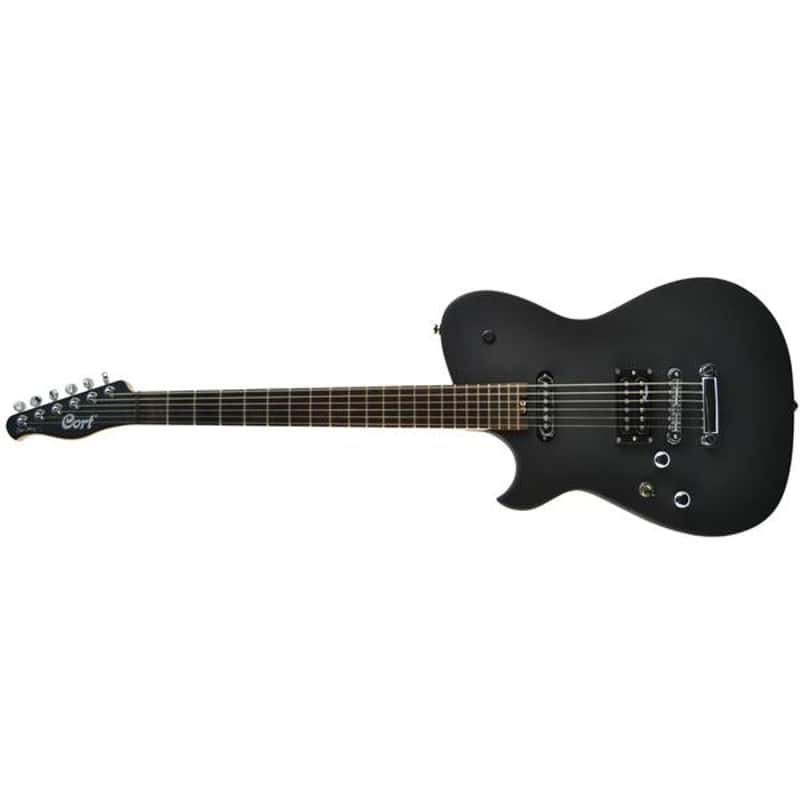 Cort Matt Bellamy Left Handed Matte Black Electric Guitar image 1