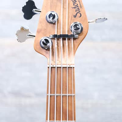 Sadowsky MetroExpress 21-Fret Hybrid P/J 5-String Solid Champagne Metallic w/Bag image 7