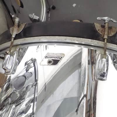 1988 Ludwig Rockers Power Plus LR-2220-RM 11 Piece Chrome over Maple Kit w/ Stands & Pedals image 4