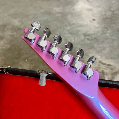 Yamaha EX-1 electric guitar c 1980's explorer Fuchsia original