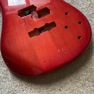 Solid Basswood 4 String Bass Body DIY image 5