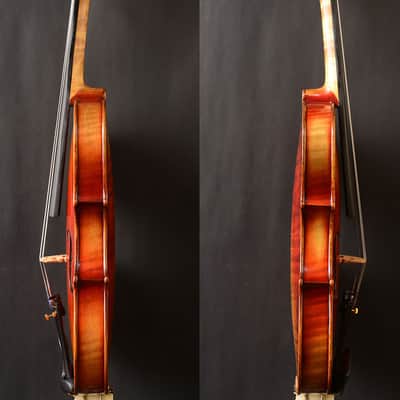 One piece back! Antonio Stradivari 1709 "The Viotti" Copy T20 4/4 violin, Best tone image 5