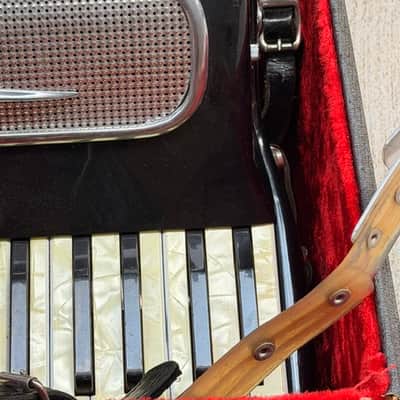 Vintage Iorio Italian Piano Accordion with Mother of Pearl Keys image 6