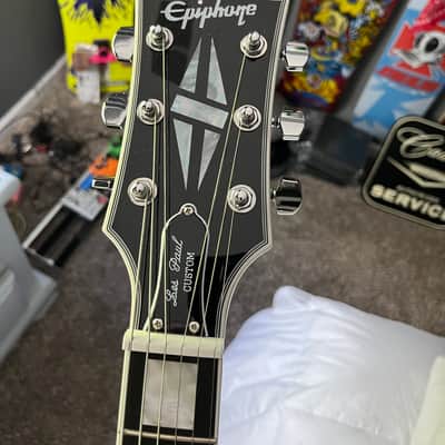 ADAM JONES CUSTOM SHOP 1979 Les Paul custom. Antique SILVER BURST with ZERO LAME IMAGES on the back of this beautiful guitar. image 5