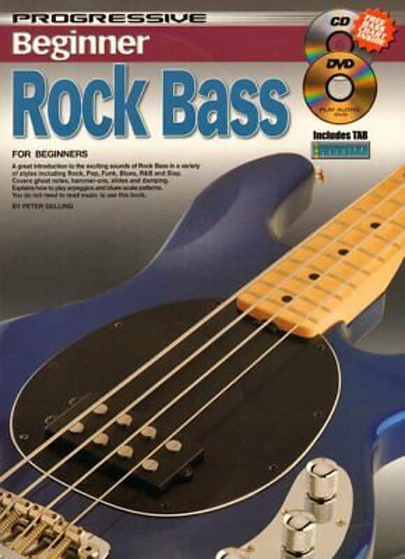 Learn To Play Guitar Rock Bass Electric Bass Tutor Book Scales Licks CD & DVD F2 image 1