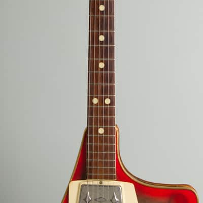 Immagine Wandre Selene II Semi-Hollow Body Electric Guitar (1962), black hard shell case. - 8