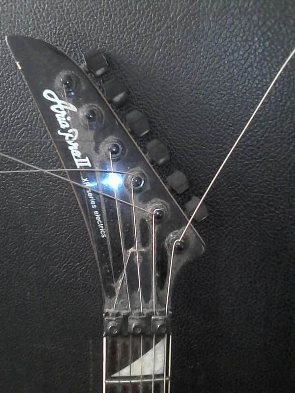 Aria Pro II  Xr Series LEFTY  Black Guitar image 1