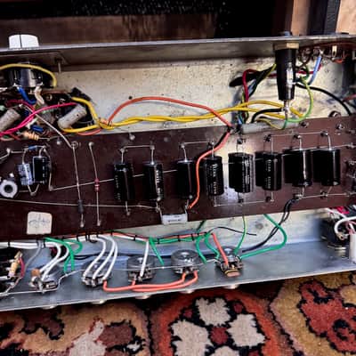 Vintage 1974 Laney Klipp 60w L60 PA British Valve Guitar Amplifier Head *1970s* image 24