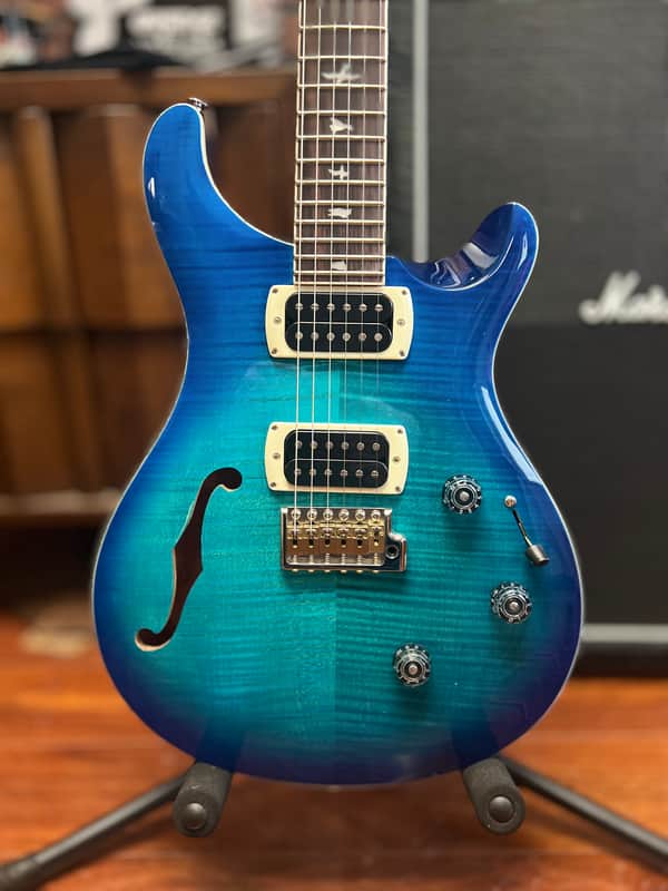 PRS SE Custom 24 Semi-Hollow Piezo 2025 - Present - Lake Blue