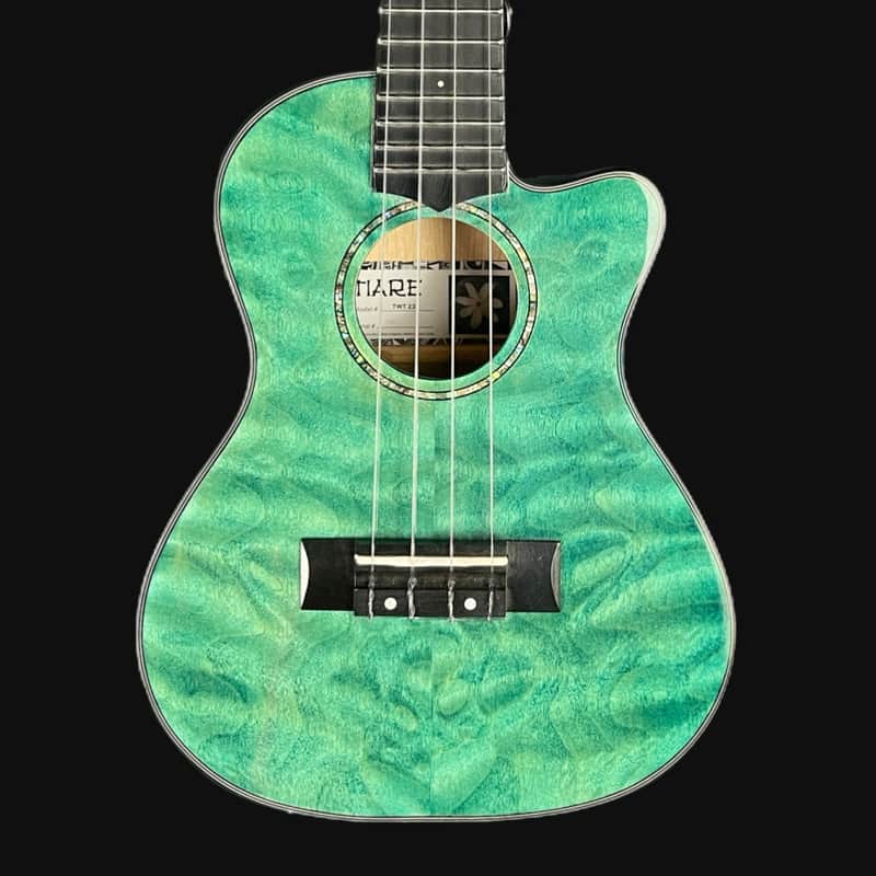 Tanglewood TWT23E Concert Ukulele in Tahitian Coral Gloss image 1