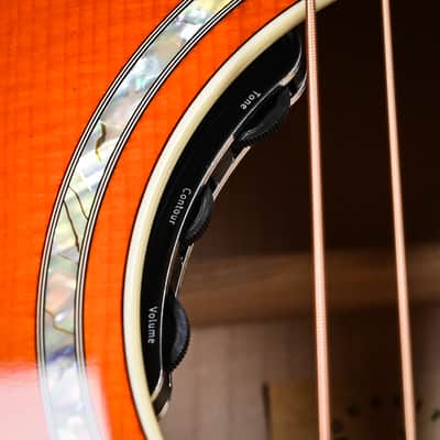 Taylor Doyle Dykes Signature Model w/ Sitka Spruce Top & Big Leaf Maple Back and Sides Acoustic/ Electric- Translucent Orange 2026 (1203096085) image 6