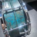 Pork Pie PP6514PB Patina Brass 6.5x14" Snare Drum with Tube Lugs 2010s - Green Patina Brass