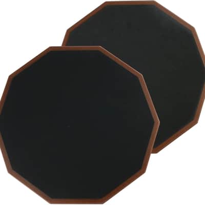 Drum Pad & Premium Drum Sticks, Silent Drum Practice Pad with Pitch Matched Drumsticks, 12 Inch Single Side Practice Drum Pad image 3