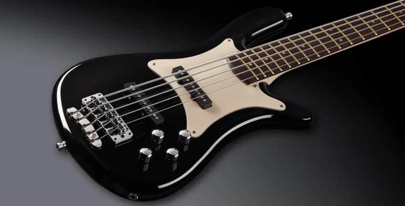 Warwick Teambuilt Pro Series Streamer CV, 5-String - Solid Black High Polish image 1