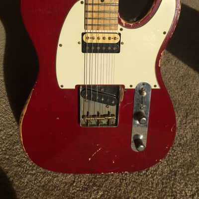 GJ2 Hellhound Sugar Pine Heavy Relic 2015 Trans Vintage Red custom shop telecaster image 2
