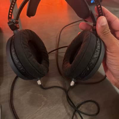 Audio-Technica ATH-R70X Open-Back On-Ear Reference Monitor Headphones 2010s - Black image 2