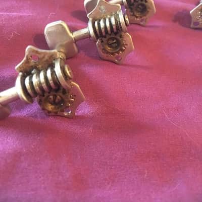 Grover Sta-tite Guitar Tuners Set ( 3+3), Square-ish Buttons image 2