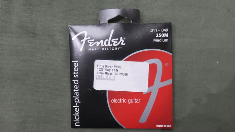 Fender 073-0250-408 250M .011-.049 Medium Electric  Guitar Strings image 1