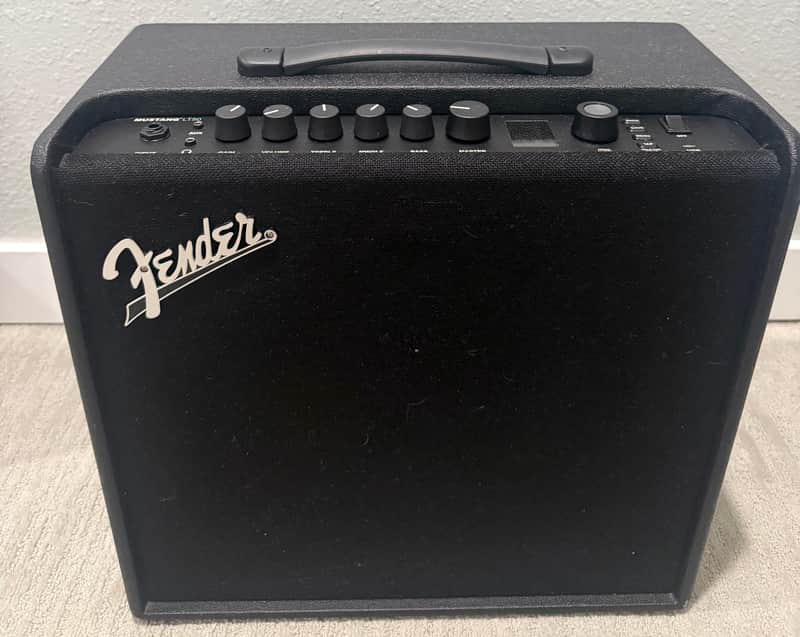 Fender Mustang LT50 50-Watt 1x12" Digital Modeling Guitar Combo 2020 - Present - Black image 1