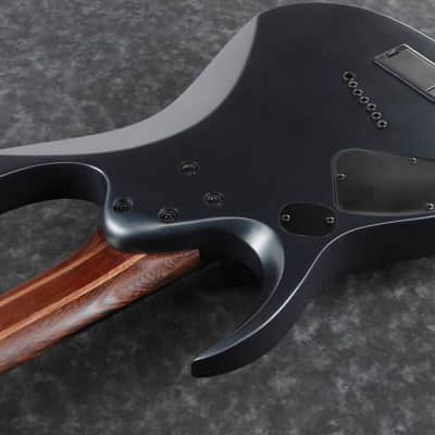 Ibanez RGD71ALMS-BAM Axion 7-String Multi-Scale Black Aurora Burst Matte image 9