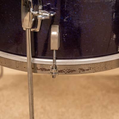 1965 Leedy Shelly Manne Sparkling Blue Pearl Drum Set image 8