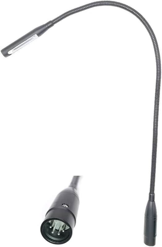 24 Inch LED Lamp XLR 4Pin DJ Gooseneck Lamp for Mixer with 4-Pin XLR Connection (XLR 4Pin Port) image 1