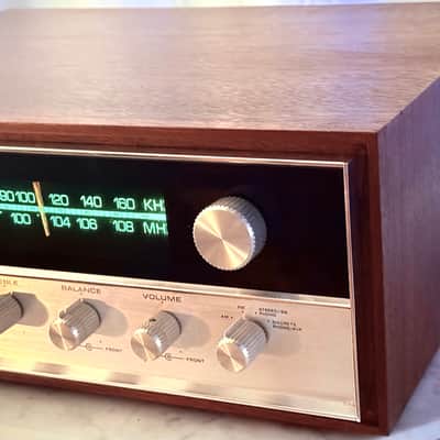 Harman/Kardon 50+ Vintage Multichannel Receiver with Original Wood Case — Serviced, Cleaned, LED Dial Lighting image 5