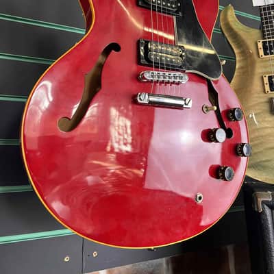 Gibson ES-335 Pro Cherry Red 1980 Vintage Semi-Hollow Electric Guitar image 3